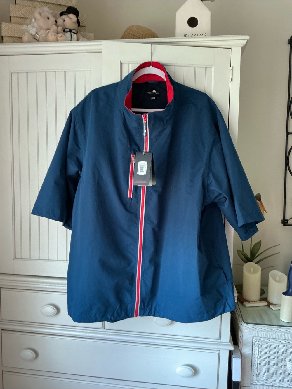 NWT Men’s Short Sleeve Golf Short Sleeve Wind Rain Jacket  ⛳️